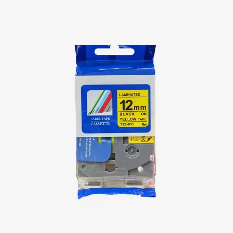 Ribbon Other TZe-631 Tape 12mm Yellow Copy