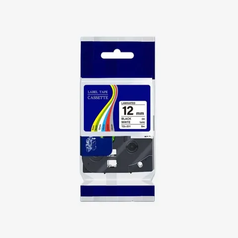 Ribbon Other TZe-231 Tape 12mm Black on White Copy