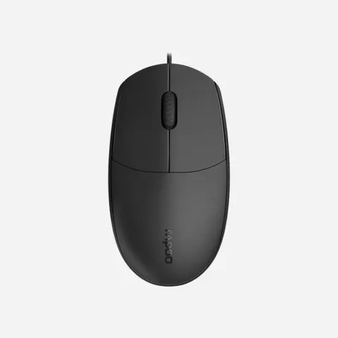 Rapoo N100 Wired Mouse - Black