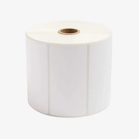 Paper Half Glossy Barcode Roll 1500 Ticket 55X40mm