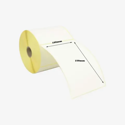 Paper Thermal/Plastic Barcode Roll 350 Ticket 100X150mm