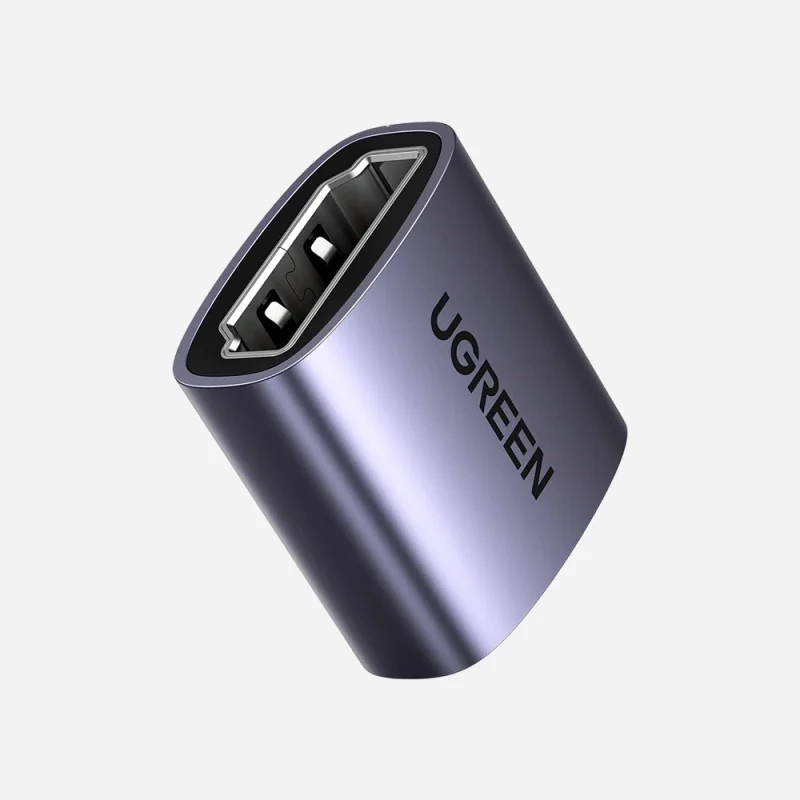 UGREEN 90592 8K HDMI Female to Female Extension Coupler Adapter Gray