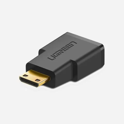 UGREEN 20101 Mini HDMI Male to HDMI Female Adapter Black
