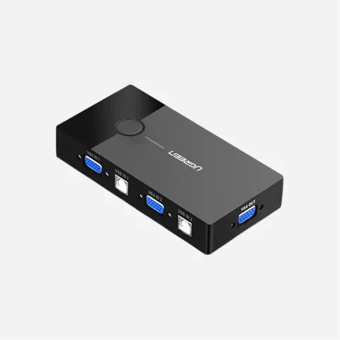 UGREEN 30357 USB 2.0 Switch 2 In 4 Output USB KVM Switch