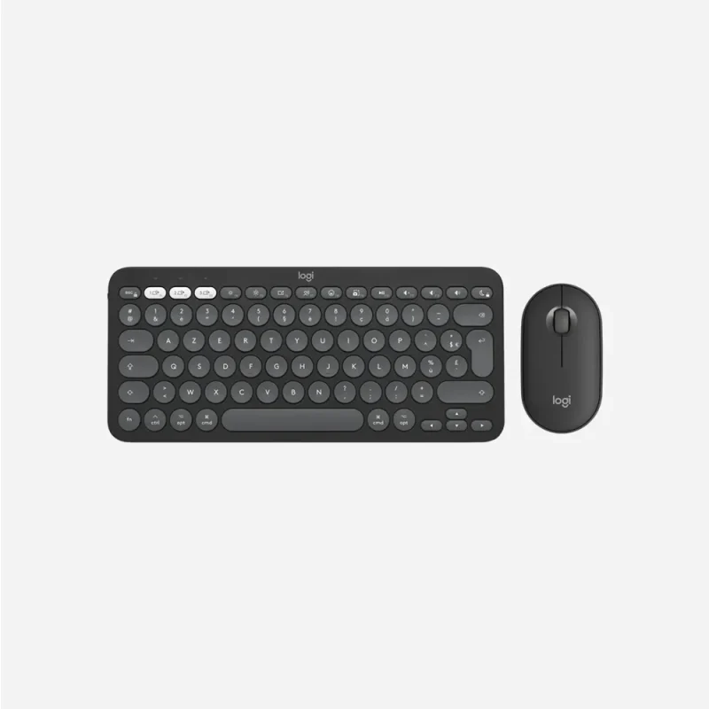 Logitech Pebble 2 for Mac Bluetooth WL Keyboard & Mouse Combo Graphite 920-012251