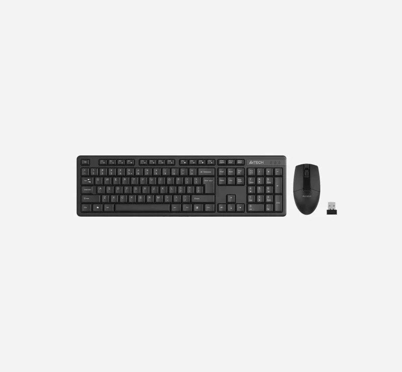 A4TECH 3330N Wireless Keyboard & Mouse Combo Black