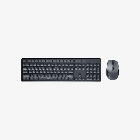 UGREEN 45248EG MK006 Wireless Keyboard Mouse Combo Arabic English Black