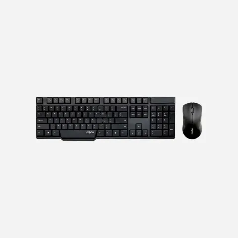 Rapoo 1830 Wireless Keyboard & Mouse Combo (Black)
