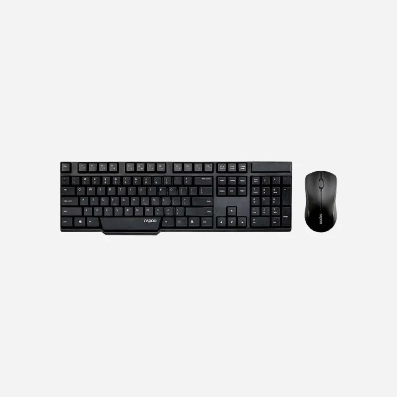 Rapoo 1830 Wireless Keyboard & Mouse Combo (Black)