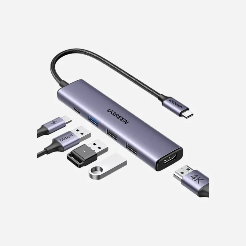 UGREEN 20197 5-in-1 USB-C Multifunction Hub Adapter