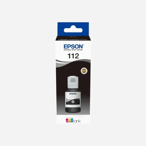 EPSON 112 EcoTank Pigment Black ink bottle 127 ml