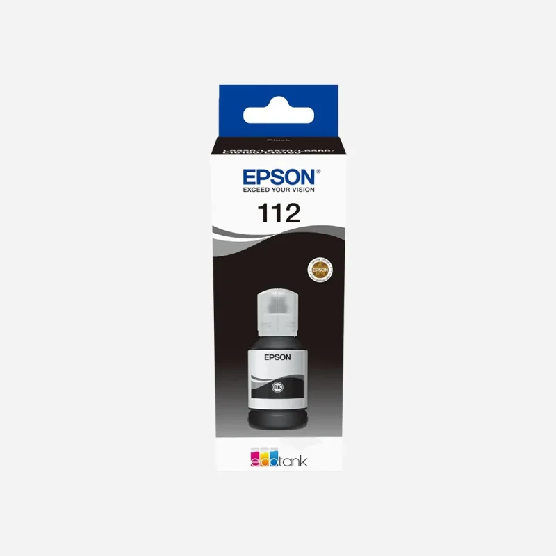 EPSON 112 EcoTank Pigment Black ink bottle 127 ml
