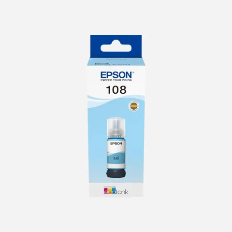 EPSON 108 EcoTank Light Cyan ink bottle 70 ml