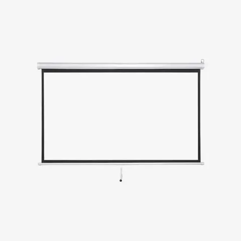Electric Wall Projector Screen 213x213cm