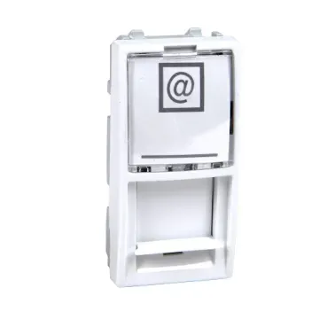 Schneider MGU9.461.18 RJ45 data connector cover module white