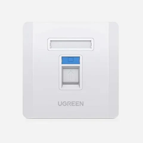 UGREEN 80180 NW144 Single Port Wall Plate 1pc