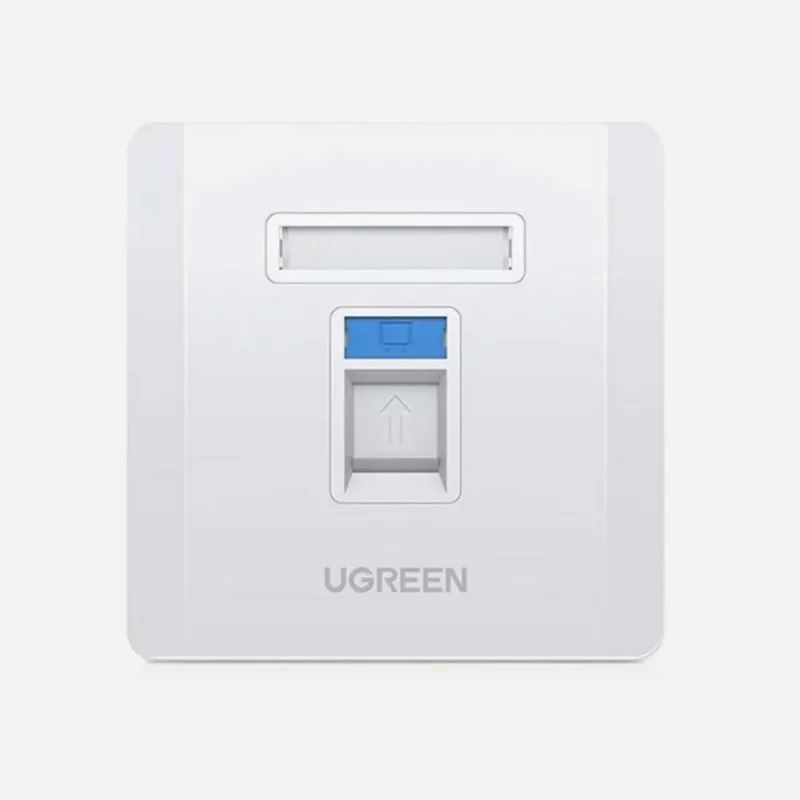UGREEN 80180 NW144 Single Port Wall Plate 1pc