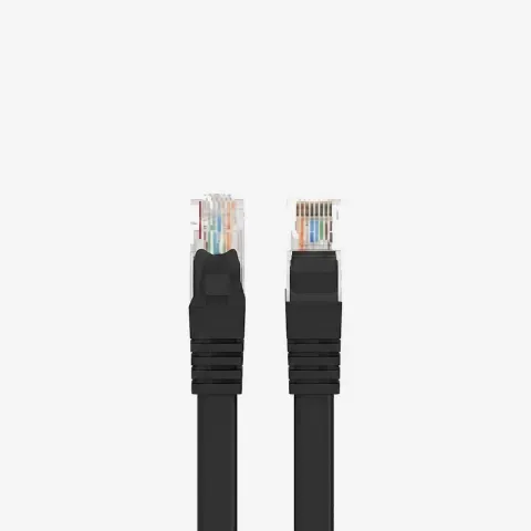 ProLink UNSHIELDED CAT6 PATCH CORD W/ T568B WIRING 3M LSZH Black