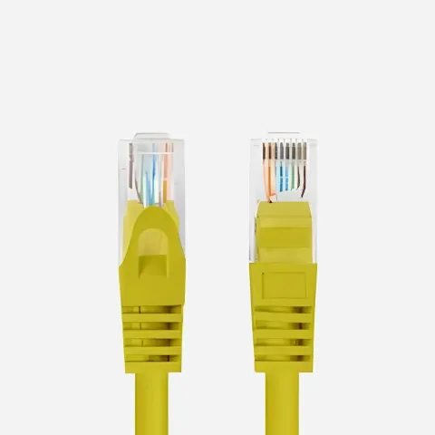 ProLink CAT6 Unshielded Patch Cord 3M LSZH Yellow – T568B Ethernet Cable