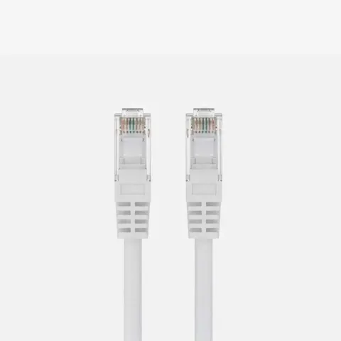 ProLink UNSHIELDED CAT6 PATCH CORD W/ T568B WIRING 1M LSZH White