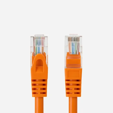 ProLink CAT6 Unshielded Patch Cord 1M LSZH Orange – T568B Ethernet Cable