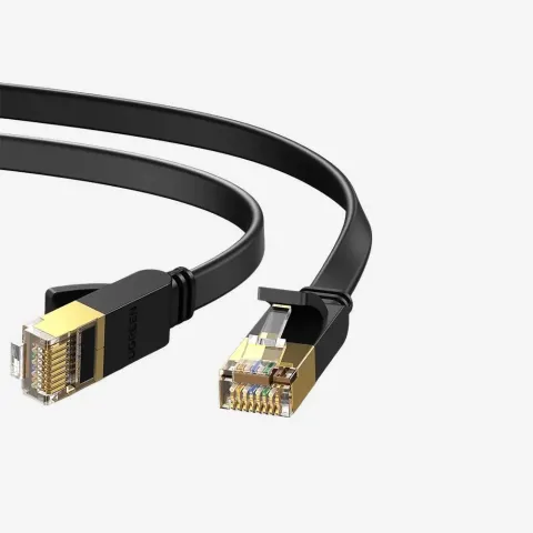UGREEN 11260 NW106 Cat 7 U/FTP 1m Flat Ethernet Cable Black