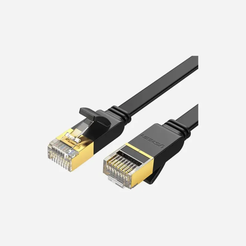 UGREEN 11262 NW106 Cat 7 U/FTP 3m Flat Ethernet Cable Black