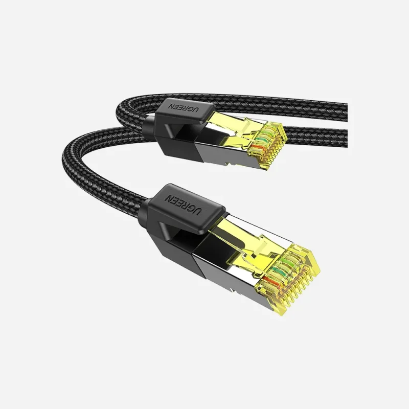 UGREEN 10643 Cat7 15m Pure Copper Braided Ethernet Cable Black