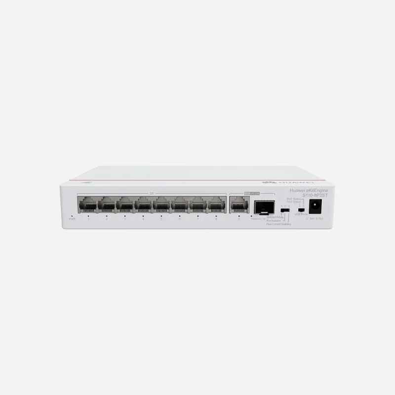 Huawei eKitEngine S110-8P2ST 8Ports (PoE+) Unmanaged Switch