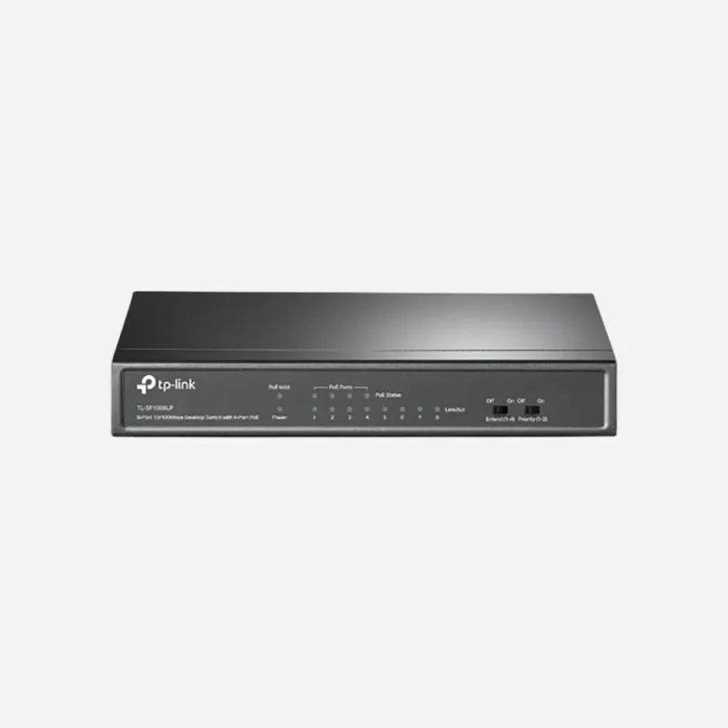 TP-Link TL-SF1008LP 8-Port PoE+ Switch (41W) – Fast Ethernet Desktop