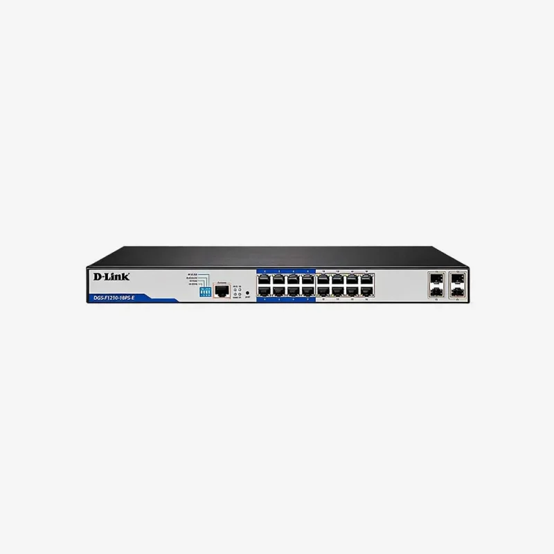 D-Link Layer 2 Gigabit Managed Long Range PoE+ Switch 18Port