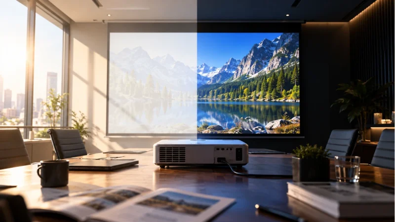 Choosing a projector: compare the room, not just the brochure